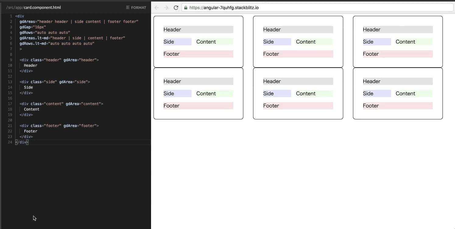 Responsive Grid layout