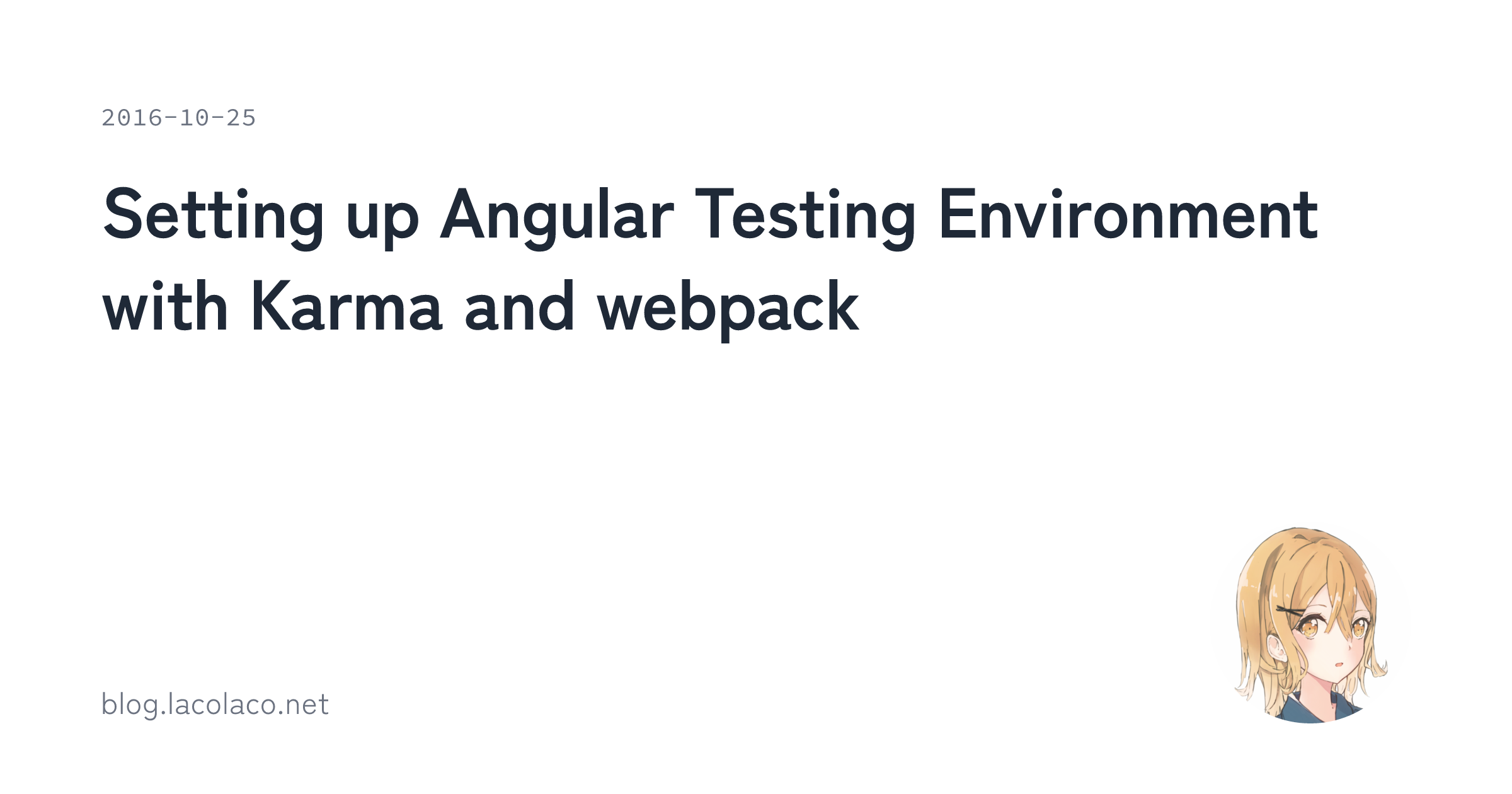 Setting up Angular Testing Environment with Karma and webpack ...